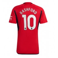 Echipament fotbal Manchester United Marcus Rashford #10 Tricou Acasa 2023-24 maneca scurta